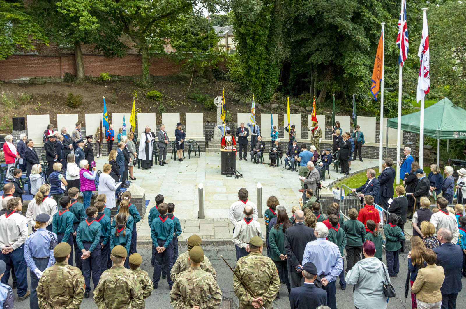 Remembrance Parade Returns Congleton Town Council 0124