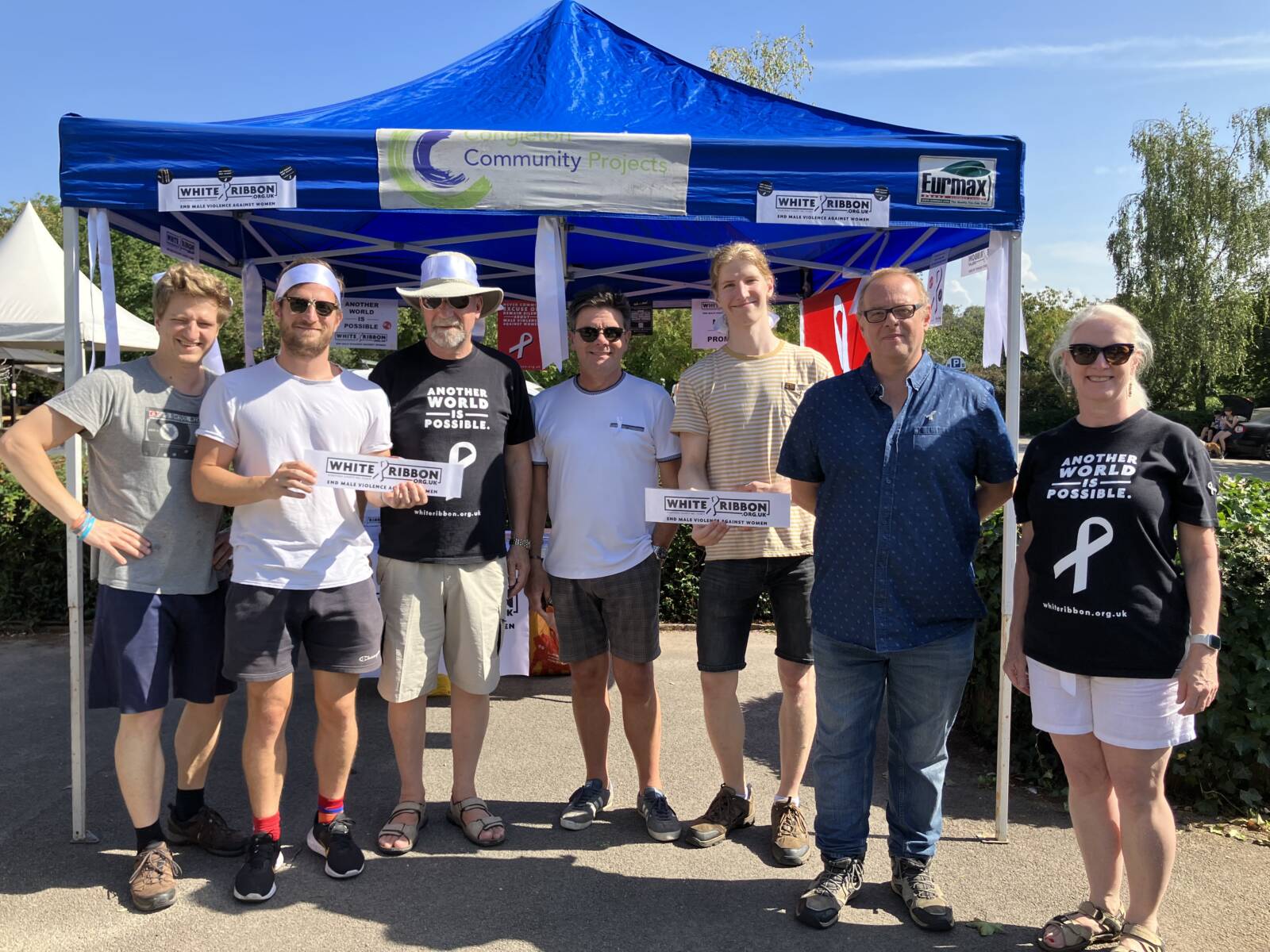 White Ribbon Campaign at Astbury Mere - Congleton Town Council